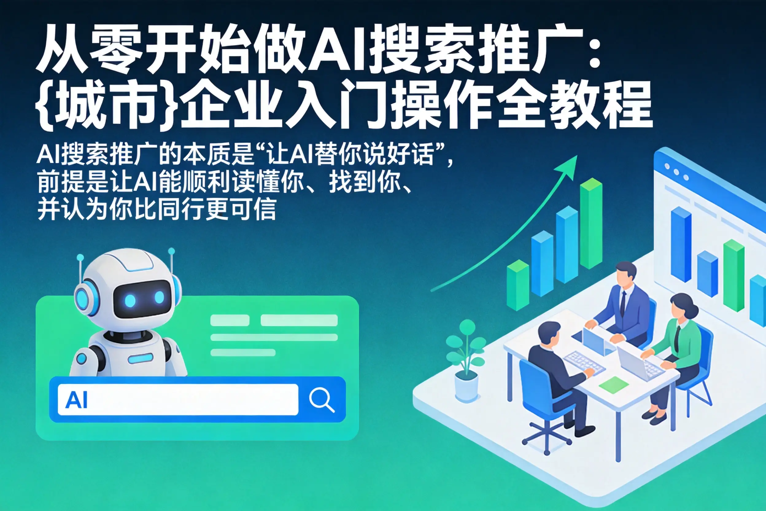 从零开始做AI搜索推广：沽源企业入门操作全教程